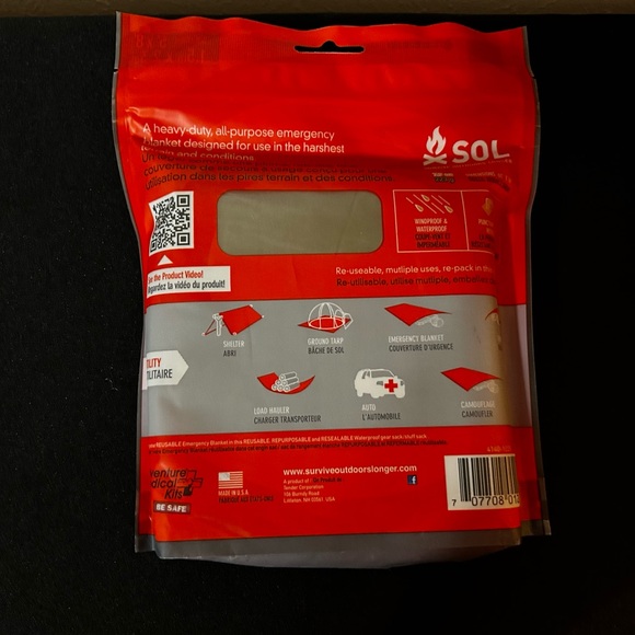 Super Heatsheets‎ Heavy Duty Emergency Blanket - Picture 2 of 2